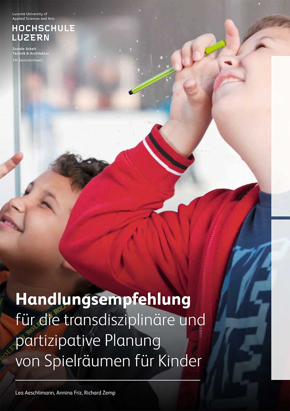 Handlungsempfehlung für die transdisziplinäre und partizipative Planung von Spielräumen für Kinder