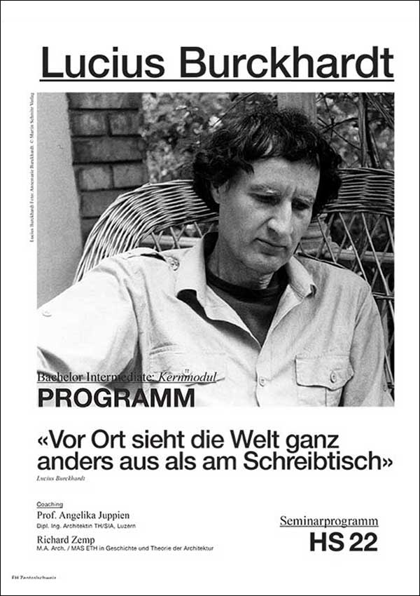 Mit Lucius Burckhardt dem Wohnen auf der Spur